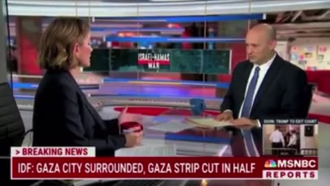Ex-Prime Minister of Israel shuts down MSNBC host on history of Gaza