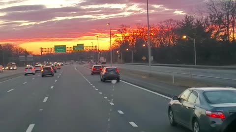 Sunrise 80 East heading to New York