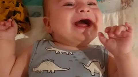 Funny Baby laughs