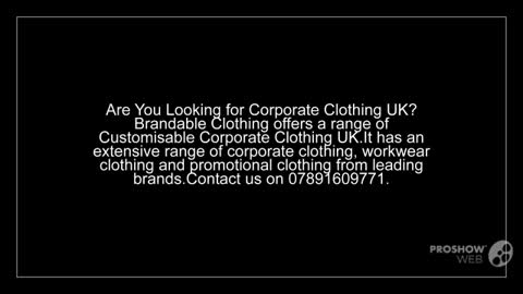 Are You Looking for Corporate Clothing UK?