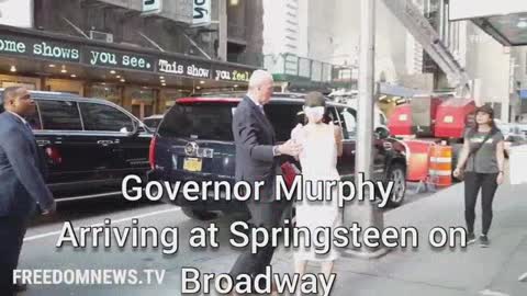 "Communist! Piece of Sh*t!" - Gov. Murphy Protested, Heckled at Broadway Show in NYC