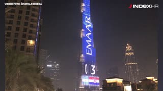 Burj Khalifa u bojama Hrvatske