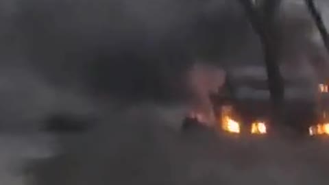 25.02.2022 Ukraine destroyed s-300 burning