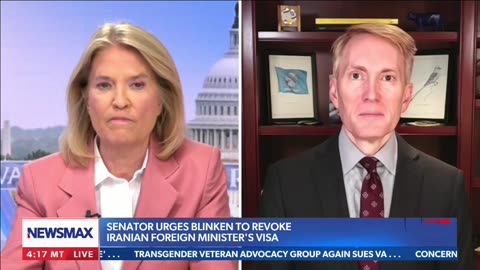 Lankford Joins Newsmax to say why Iranian Foreign Minister Should not be granted a VISA