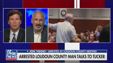 WATCH: Father Arrested at VA School Board Meeting Interviews w/ Tucker Carlson