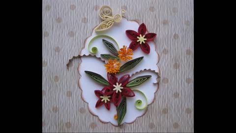 115 brilliant craft ideas with quilling cards