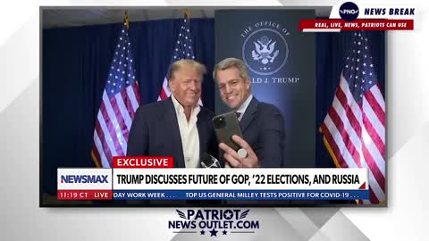Patriot News Outlet | WATCH Exclusive Trump Interview With Newsmax's John Bachman