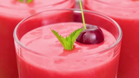 Need a Quick Pick-Me-Up? How About a Cherry Smoothie! | Refreshing Smoothie Recipe