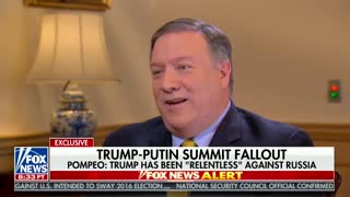 Mike Pompeo Dismisses 'Absurd' Notion That Russia Has Dirt on Trump: