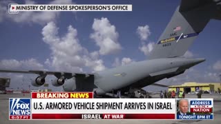 US armored vehicle shipment arrives in Israel