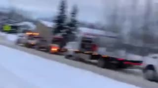 Freedom convoy in Alaska, USA 🇺🇸