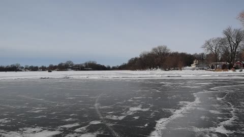 World FASTEST wheelbarrow on ice!