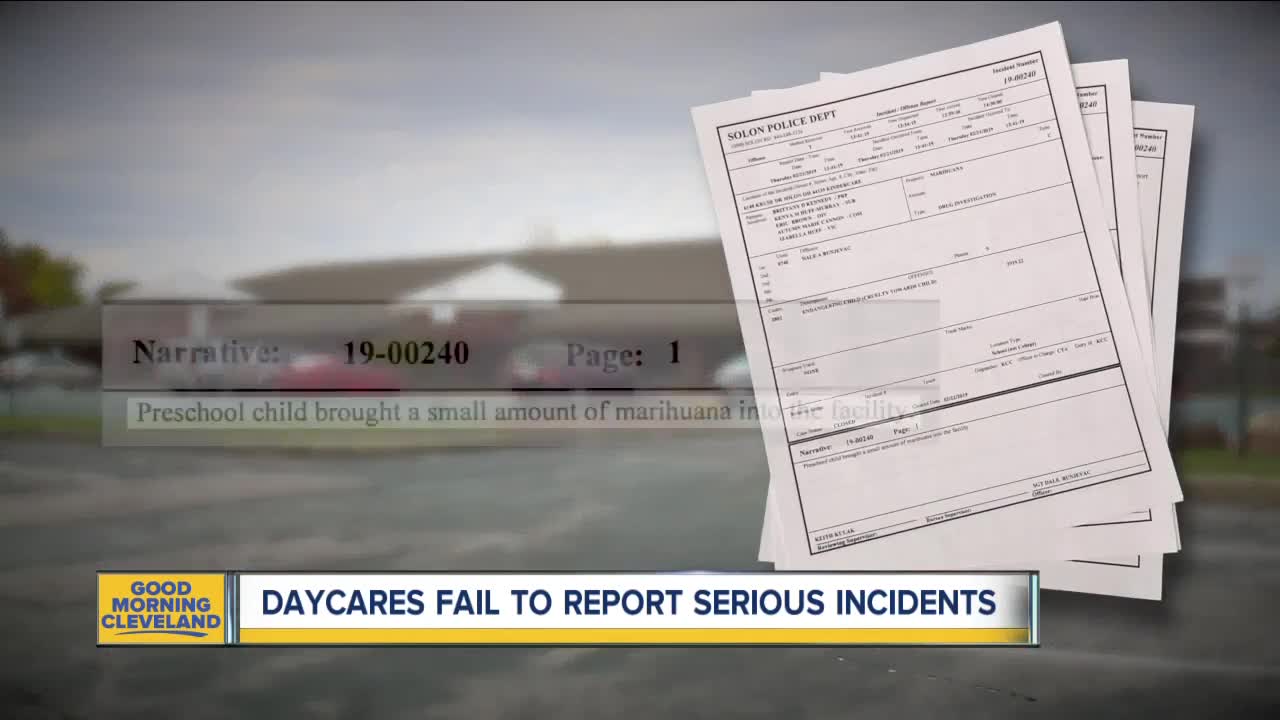 Daycares fail to report hundreds of serious incidents