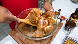 Easy Honey BBQ Wings Recipe | Appetizers with AB