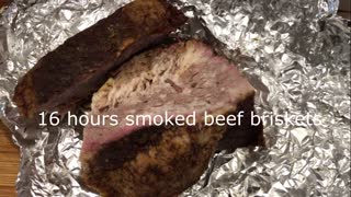 Smoked Beef Briskets with Garlic Oyster Sauce