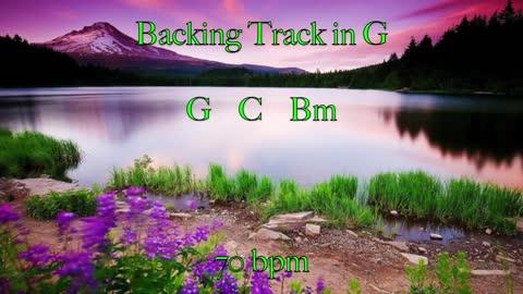 Backing Track in G 70 bpm