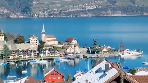 Spiez, the most beautiful town in Switzerland