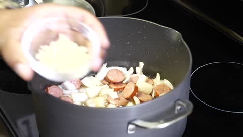 Southern Fried Cabbage with Bacon and Sausage