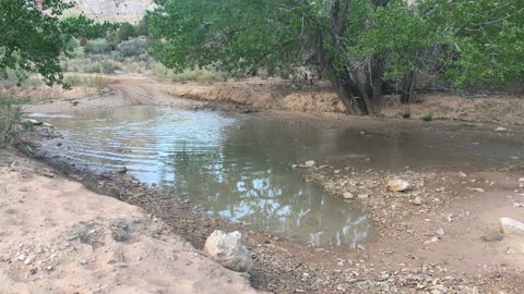 Virgin River Crossing. Barracks Trail near Mt Carmel Utah. 2