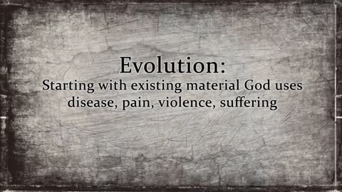 Which Glorifies God more, evolution or creation?