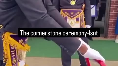 Cornerstone ceremony! It's Not A Mans World - It's A "MASONS WORLD"