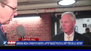 Sen. Johnson: Media coverup of Hunter's laptop 'biggest political dirty trick in U.S. history'