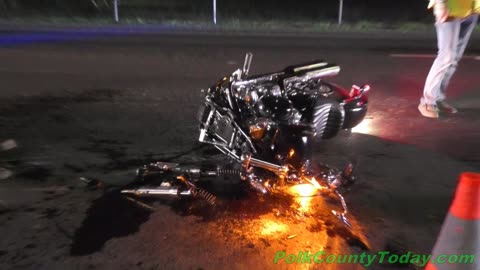 MOTORCYCLE VS CAR, BLANCHARD TEXAS, 03/09/24...