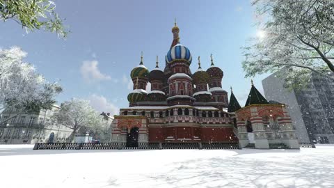 Kremlin Palace in winter