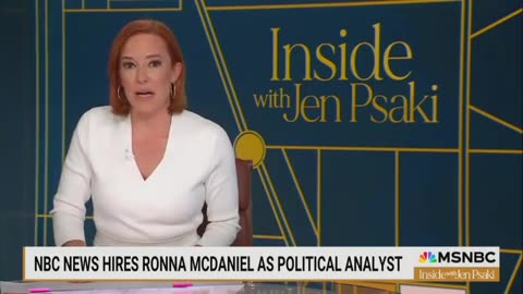 Jen Psaki Lashes Out At Comparisons With Ronna McDaniel