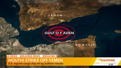 Breaking News_ U.S Military confirms cargo ship hit off Yemen coast _ 7 News Australia