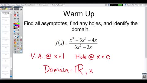 AP Calculus AB: Operations with Functions