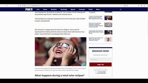 LOTS OF school closings for April Solar Eclipse??