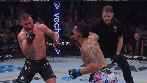 Max Holloway KOs Justin Gaethje to Win the BMF Belt at UFC 300