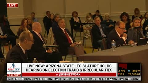 Expert Witness #1 Part 1 Speaks at Arizona State Legislature Hearing on Election 2020. 11/30/20.
