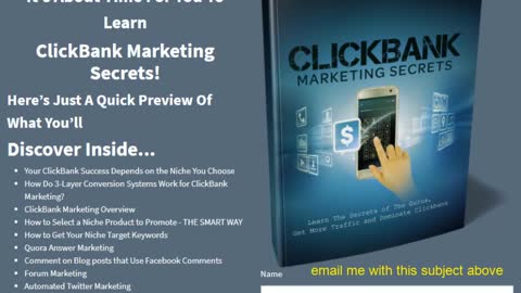 Free Clickbank Marketing Secrets eBook