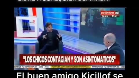 AXEL KICILOFF ADMUTE QUE NO SON VACUNAS,SINO SUSTANCIAS EXPERIMENTALES