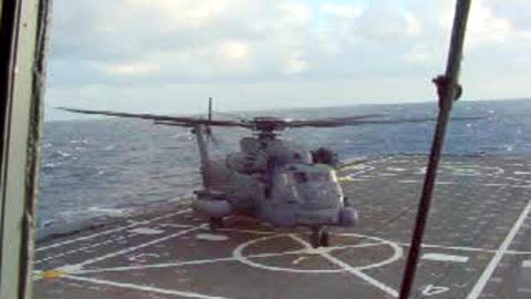 MH-53 PAVE LOW Ship Landing