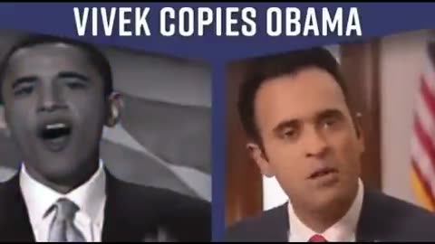 Vivek copying Obama?