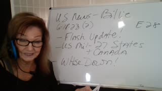 61823 Flash Update! US Mil is in 27 States! W Hse Down! Arrests! US News-Billie E28