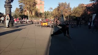 Gravity Defying Street Performance