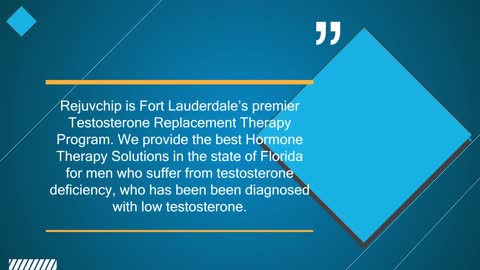 Hormone Replacement Therapy Florida