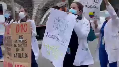 Residentes de medicina familiar Udes se movilizaron en contra de la Reforma a la Salud
