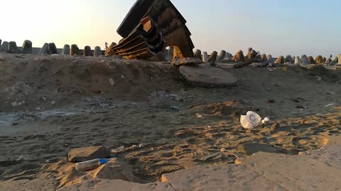 Old Broken Ships Status In Ras El Bar