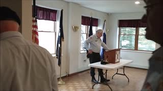 Veterans Day Ceremony At Hartland Legion In Hartland Wisconsin 11/11/21