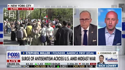 Biden cabinet agencies have leverage to halt anti-Israel protests if they wanted: Stephen Miller