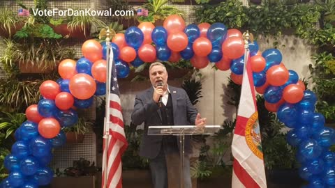 Dan Kowal For County Commissioner Kickoff Party Speech Venture X Naples 11 12 2021