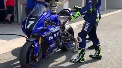 Fast enough R1M 😱Best Yamaha R1M motogp bike viral bike video on