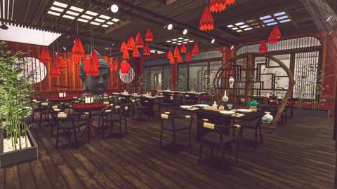 Rachelsim - The Sim 4 - Super luxury in Cantonese Restaurant - Nhà Hàng Trung Hoa Thượng Đình