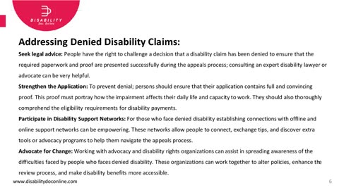 The Challenges Faced By Individuals In Denied Disability