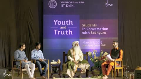 Make Yourself a Solution, Not a Problem - IIT Delhi Students with Sadhguru